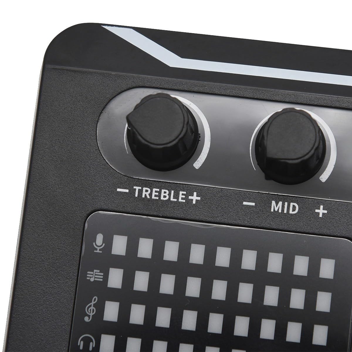 SHABD Carte Son Microphone Table de Mixage Audio Carte Son Console de Mixage Audio Amplificateur Table de Mixage de Musique en Direct Amplificateur ÉQuipement DJ