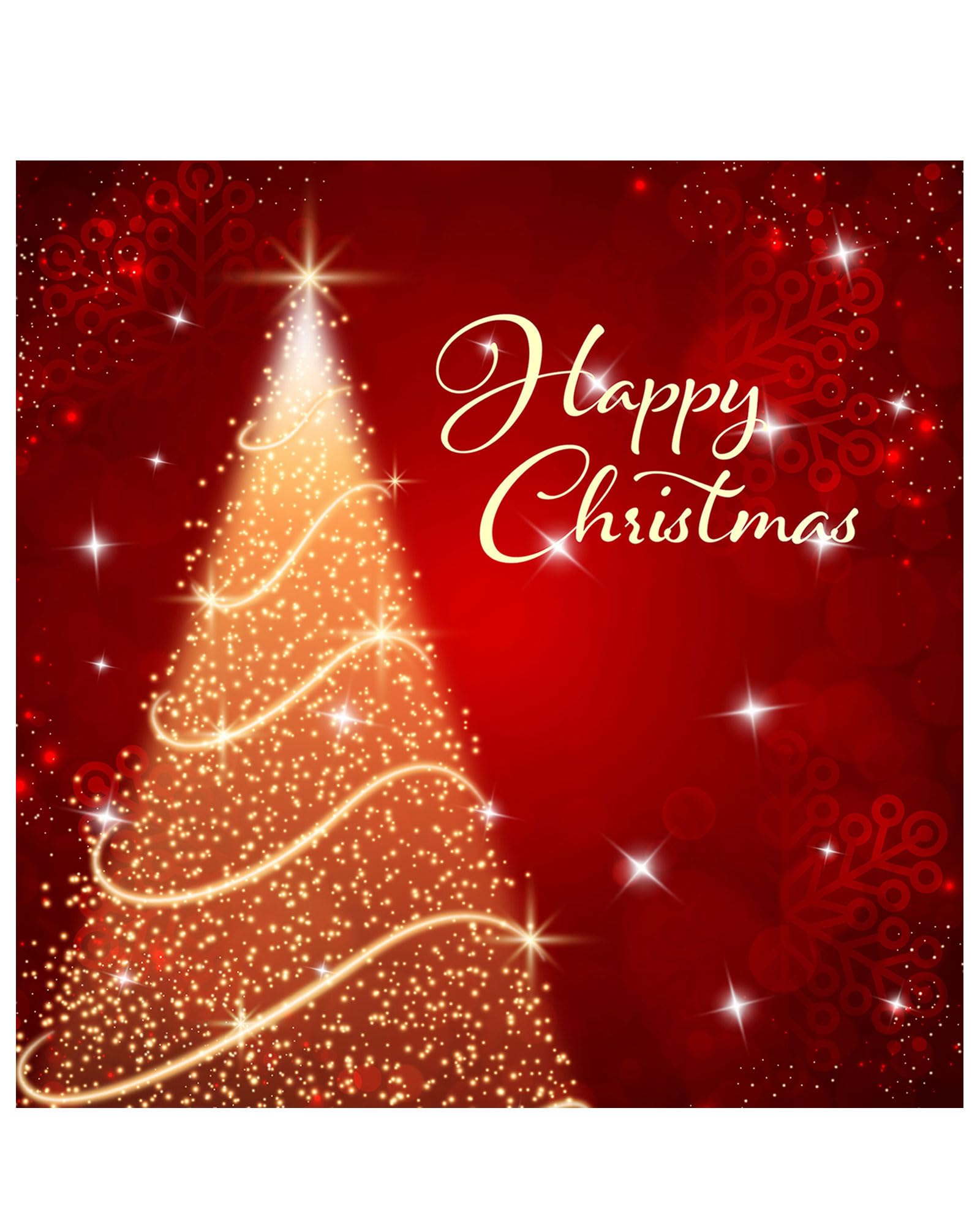 Christmas cards pack, Sparkle, 10 luxury Christmas cards with 10 white envelopes, Designed, printed and hand-packed in the UK