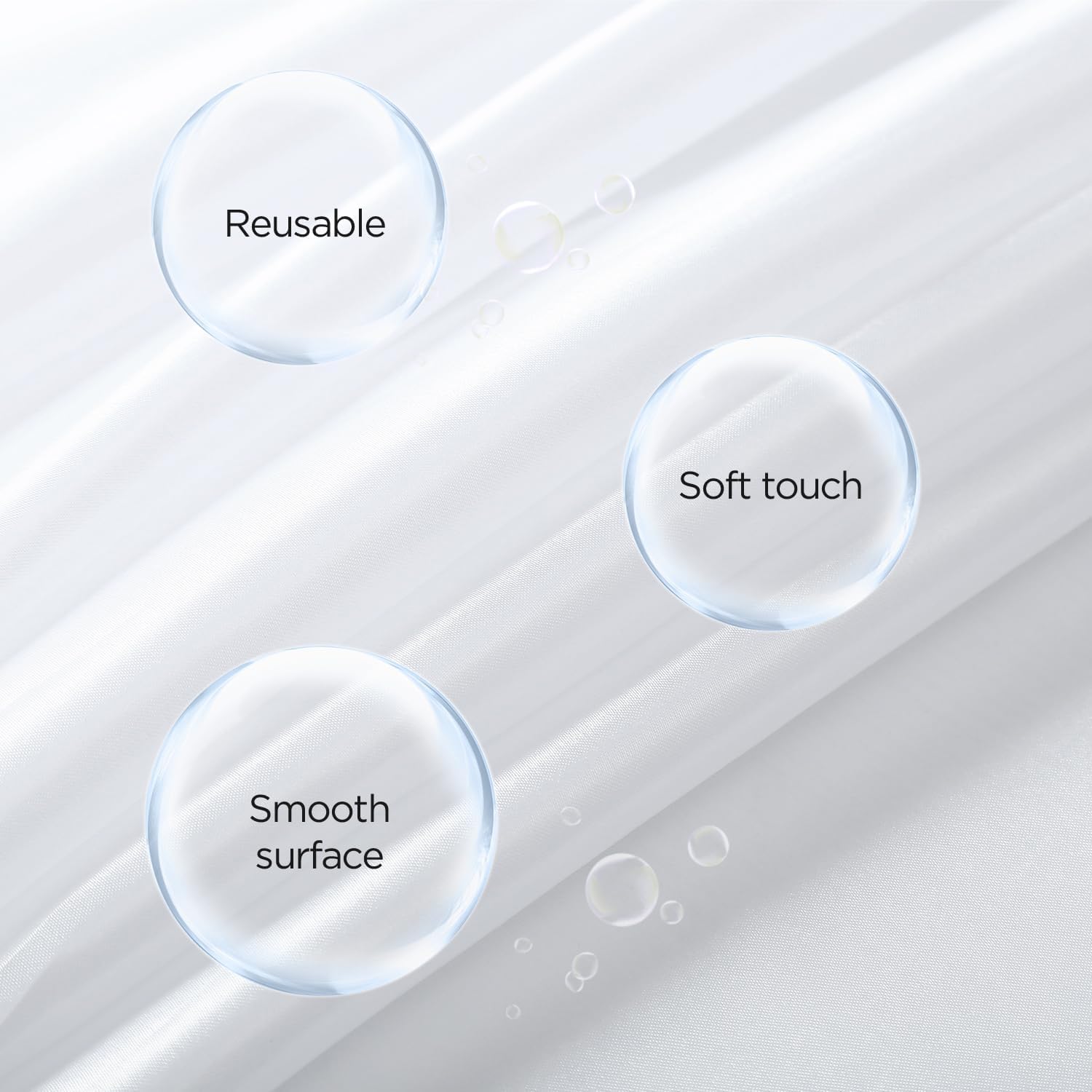 White Table Cloth Rectangle 12 Pack Tablecloth 60 x 102 Inches Table Cover for 6-8 Foot Tables Wrinkle and Stain Resistant Polyester Tablecloths for Wedding Restaurants Banquet Birthday