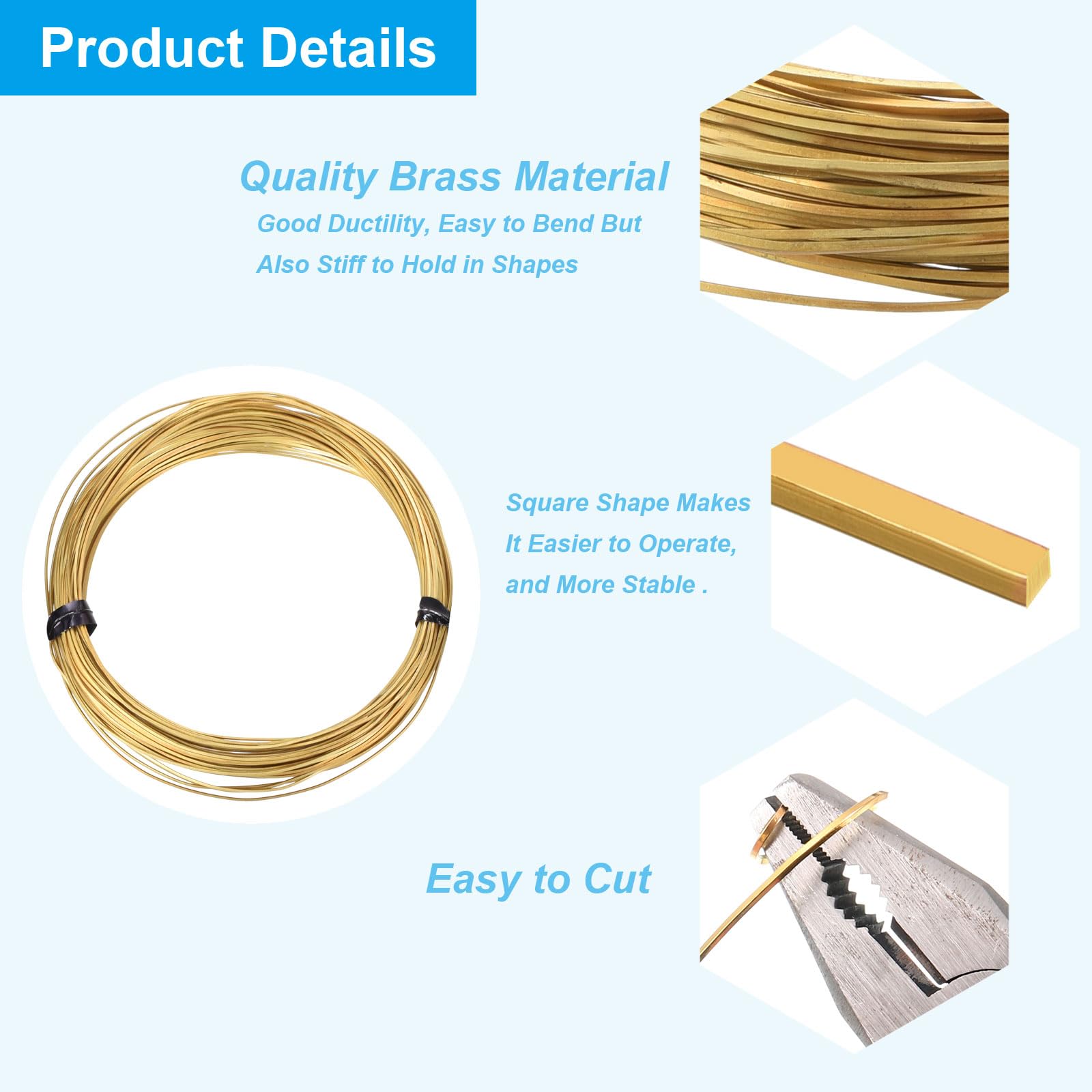 PATIKIL Soft Brass Wire - Image 3