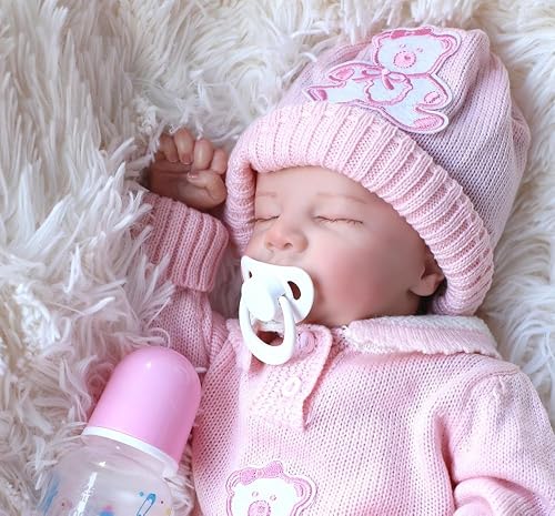 Muñeca Reborn De Silicona Realista De 26 Cm - Bebé Prematuro Con Cuerpo Completo De Silicona, Pintura Hecha A Mano, Regalo Para Coleccionistas Y Niños De 3+ Años
