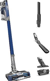 Shark IZ363HT Anti-Allergen Pet Power Cordless Stick Vacuum Self-Cleaning Brusholl, PowerFins, Crevice Tool, Dusting Brush, Pet Multi-Tool & Anti-Allergen Dusting Brush, 50min Runtime, Blue