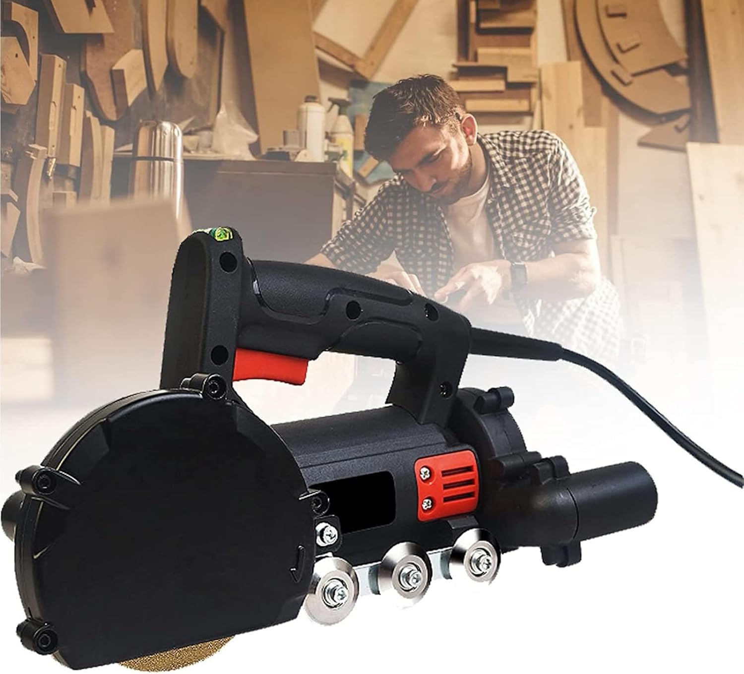 Electric Tile Seam Cleaner Machine, 1.2MM Saw Blade, 11000 RPM Floor Tile Gap Cleaning Tool, Ideal for Kitchen & Bathroom Tile Joints, Effective Crevice Slotting Equipment