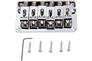 Metallor Hardtail Guitar Bridge with Fixed Saddle