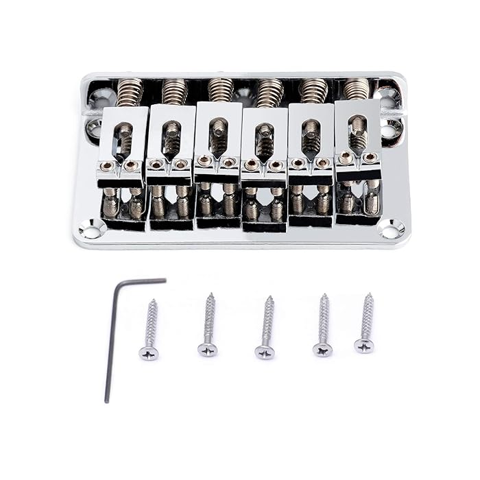 Buy Metallor Top Load Guitar Bridge Tailpiece Fixed Hardtail Saddle