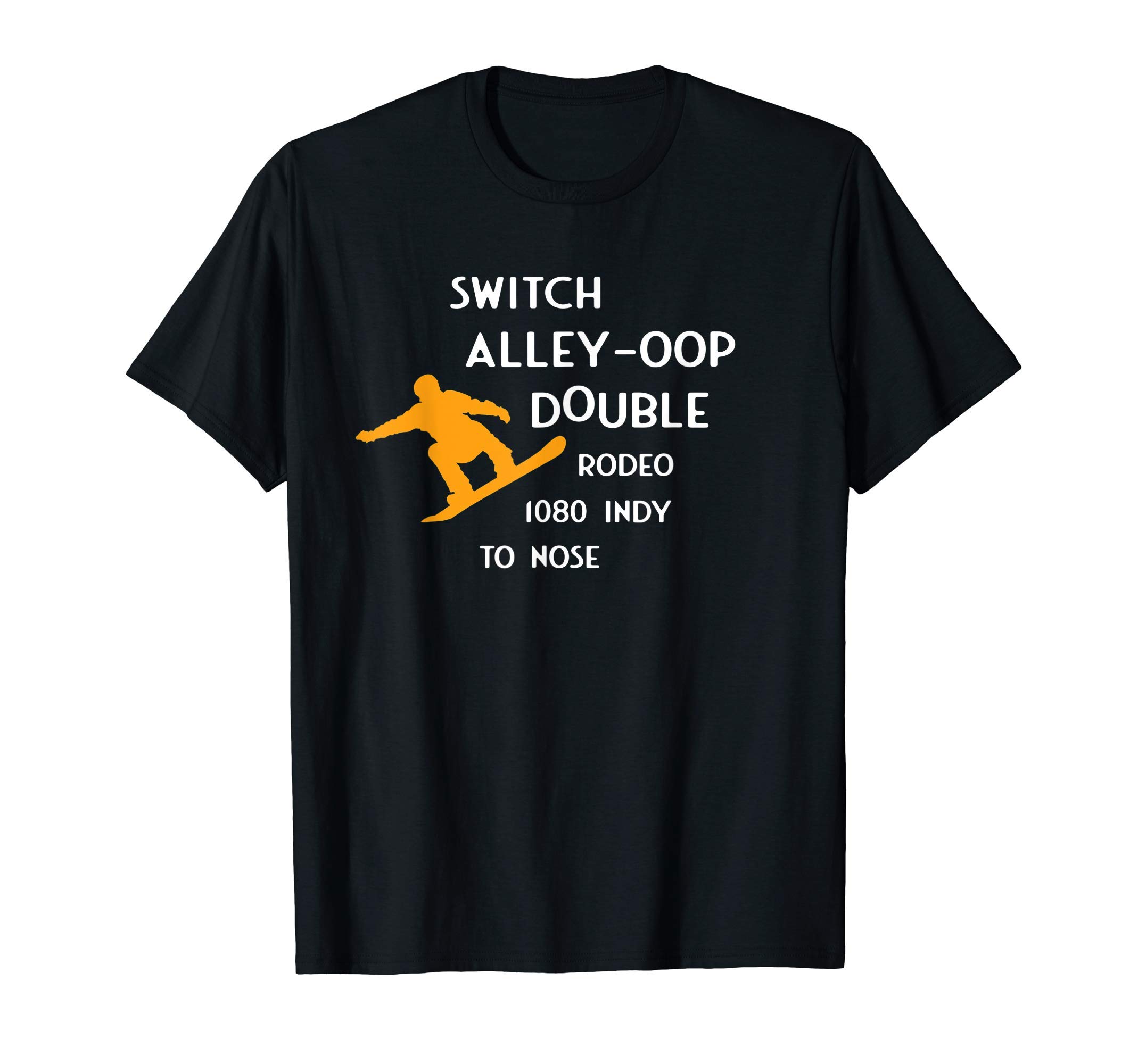 Switch Alley-Oop Double Rodeo 1080 Indy to Nose - Snowboard T-Shirt