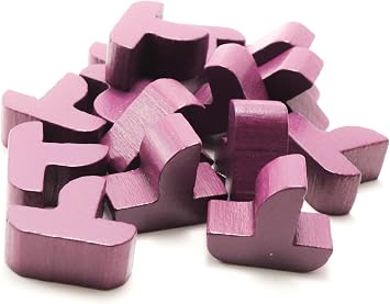Purple Ships Expansion Replacement Player Pieces