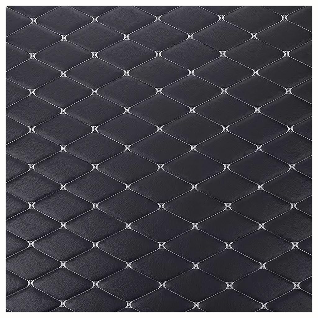 Faux Leather Fabric Quilted Leather Diamond Stitch Padded Cushion Linen Wadding Faux Leather Interior Vehicle Upholstery Fabric#Colour: Cream