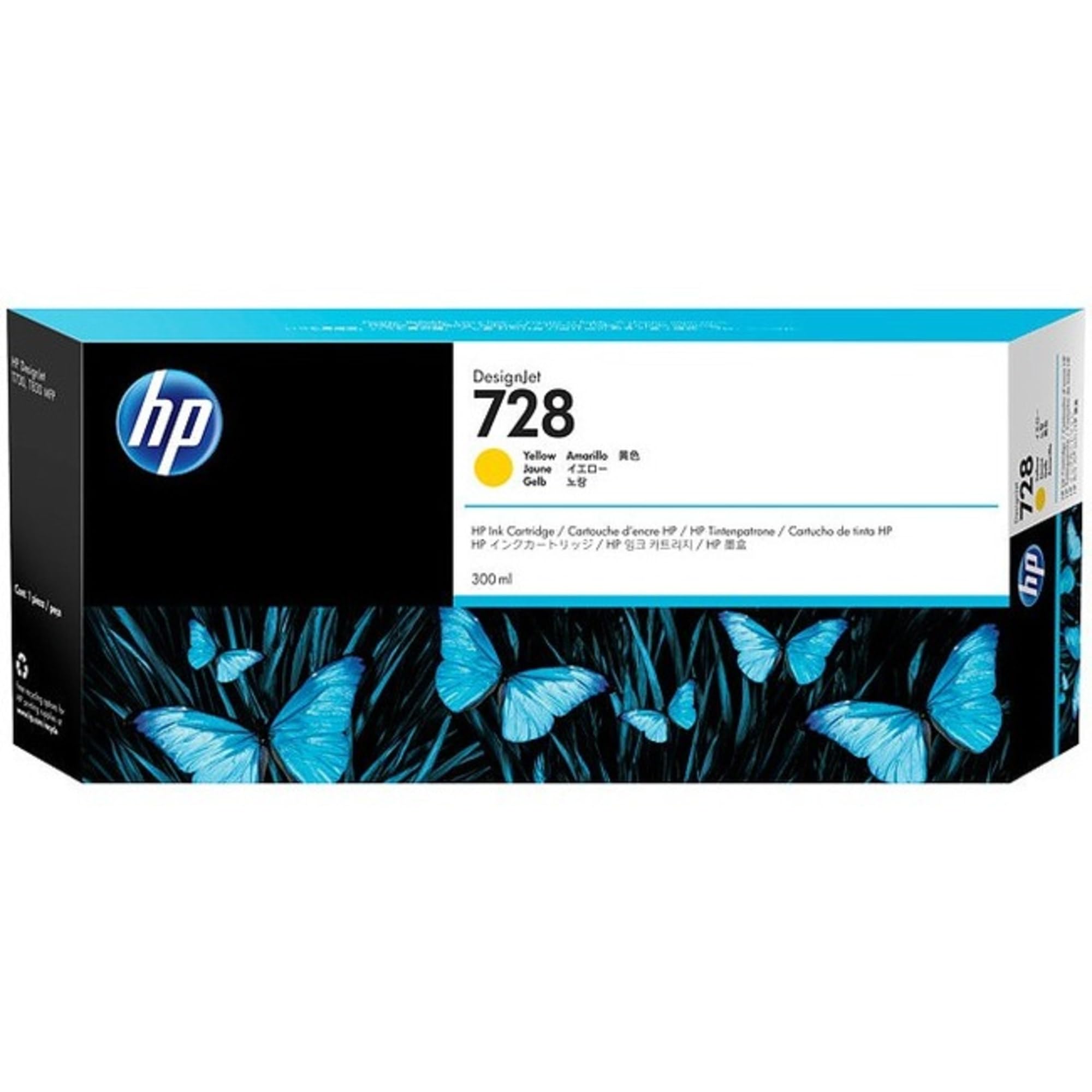HP インクカートリッジ 728　イエロー　シアン　マットブラック Amazon.com: HP 728 Yellow 300-ml Genuine Ink Cartridge (F9K15A