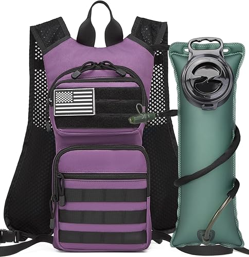 ATBP Chaleco de hidratación para correr, con aislamiento térmico, 3L, TPU, bolsa de mochila táctica para ciclismo, senderismo, mochila para hombres