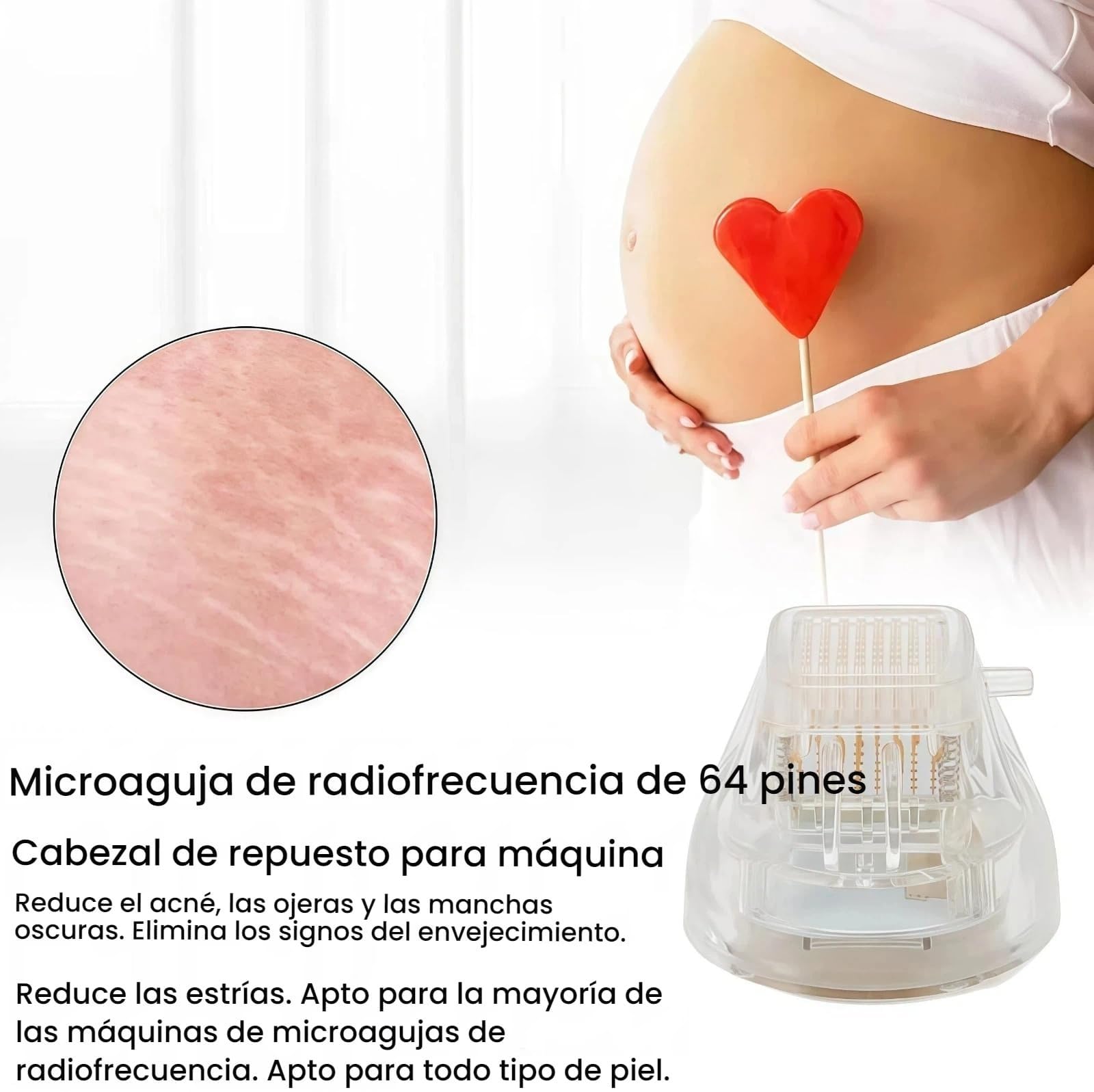 Reemplazo Desechable Rejilla De Circuito En Forma De Flor Punta De Reemplazo Para Dispositivo De Belleza RF Pack De 5pcs-25 pin