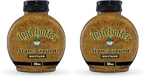 Vista 8 de Inglehoffer Mostaza de pimienta fantasma, botella exprimible de 10.25 onzas