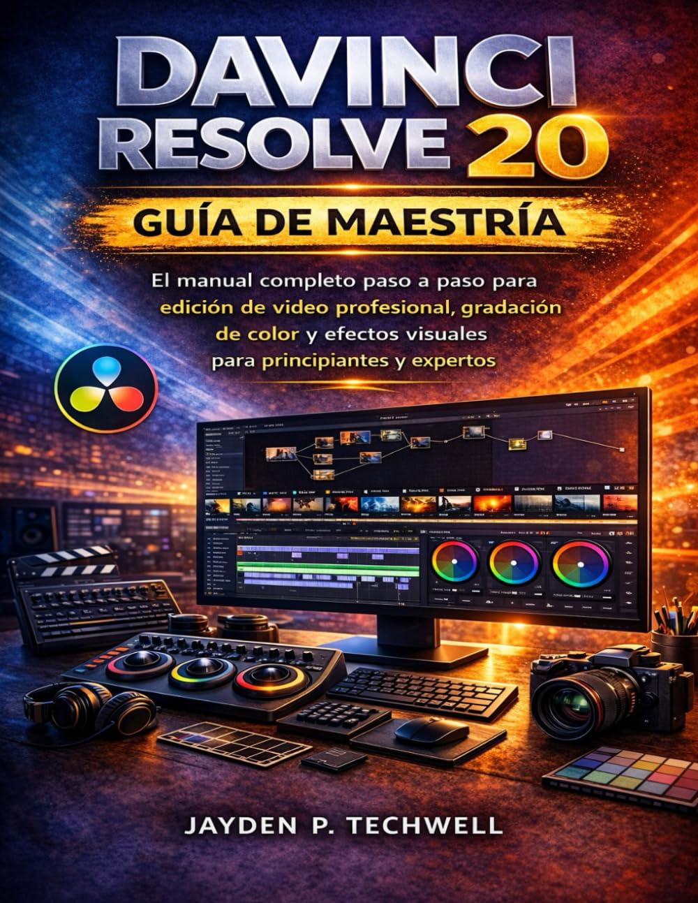 DAVINCI RESOLVE 20 GUÍA DE MAESTRÍA: El manual completo paso a paso para edición de video profesional, gradación de color y efectos visuales para principiantes y expertos