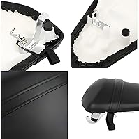 Vista 6 de MotoGP - Cojín para asiento trasero de pasajero, color negro, para Yamaha YZF R3 YZFR3 2015-2020 2016 2017 2018