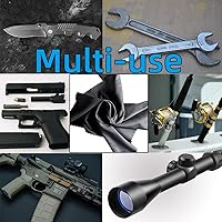 Vista 3 de Paquete de 6 paños de limpieza de pistola de microfibra, trapos de limpieza de pistola de 12 x 12 pulgadas, trapos de limpieza reutilizables