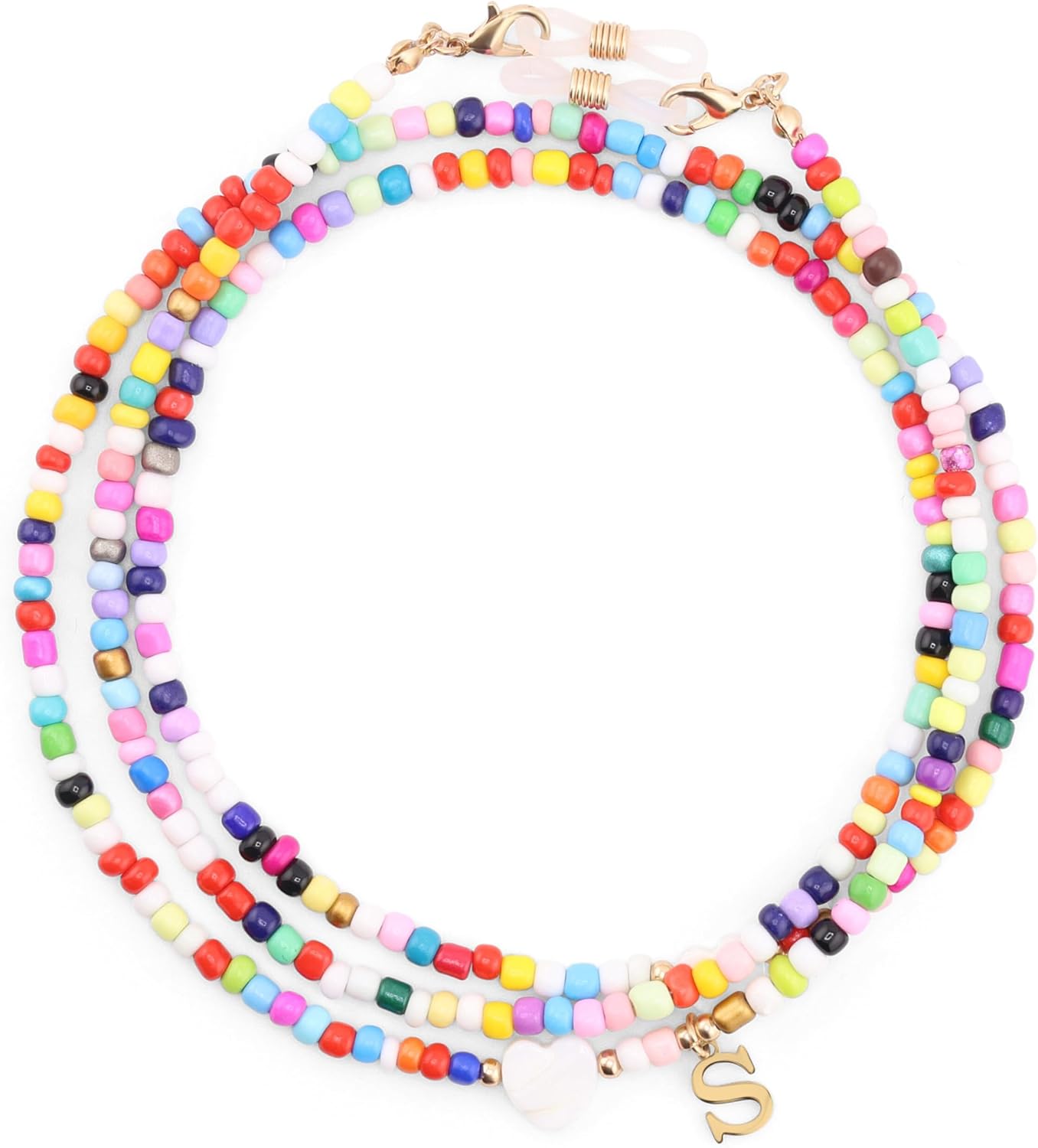 Colorful Initial Beaded Sunglasses...