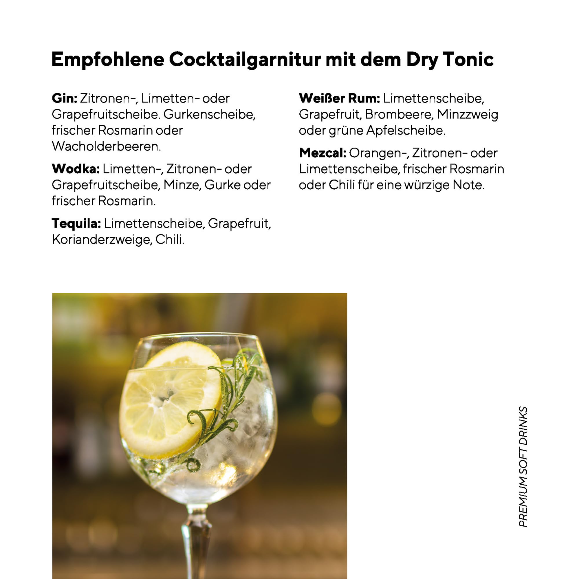 GEMELLii Dry Tonic Water, 4x 200ml Flasche, natürliche Inhaltsstoffe, mit Agavendicksaft gesüßt, Made in Italy