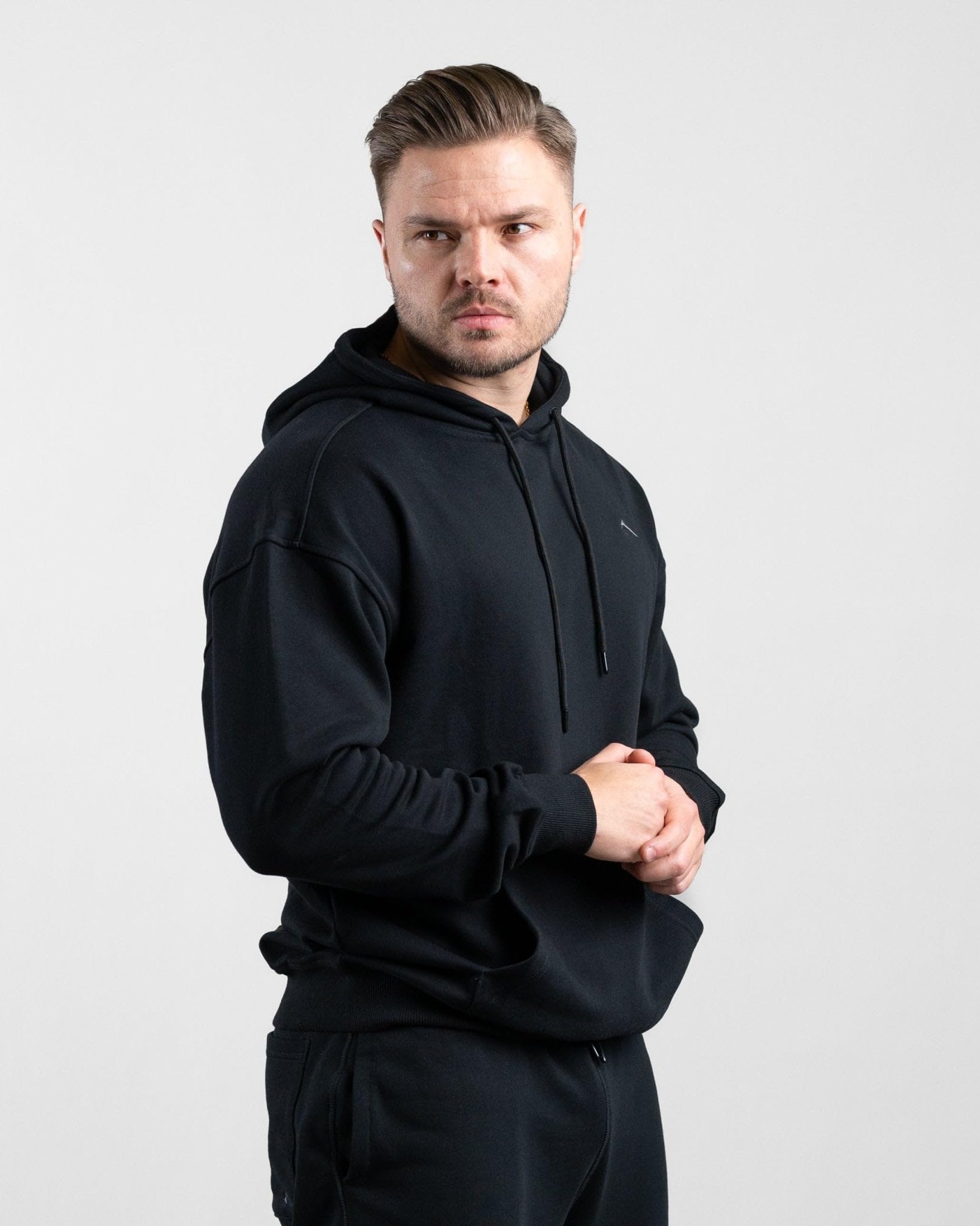 ATHLETIC AESTHETICS Essential Oversize Hoodie - Oversize Kapuzen Pullover für Herren, Langarm Hoody, Kapuzenpullover für Sport, Fitness, Gym und Freizeit, Pulli Bequem und Sportlich