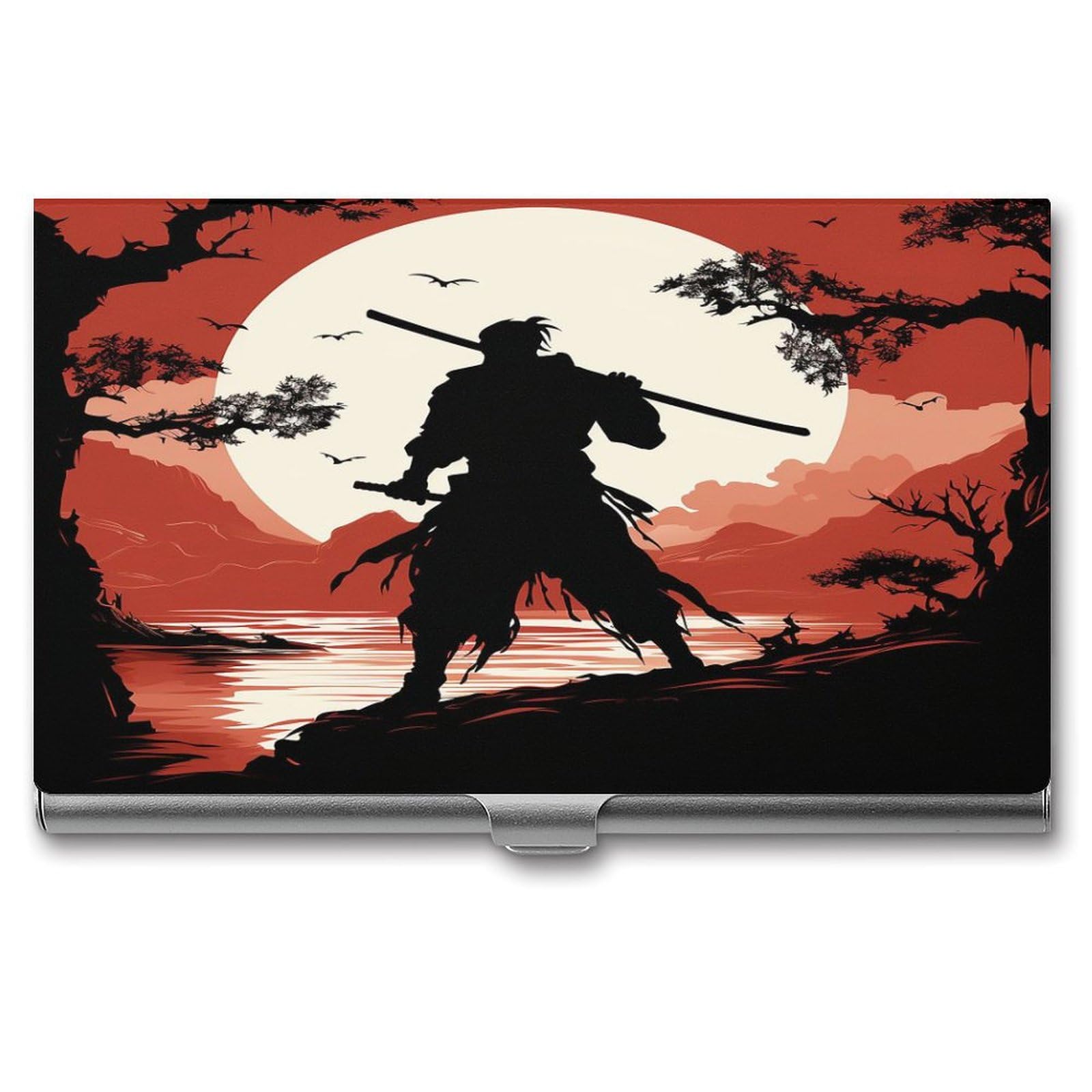 Porte-cartes de visite Samurai ultra léger et anti-cornes