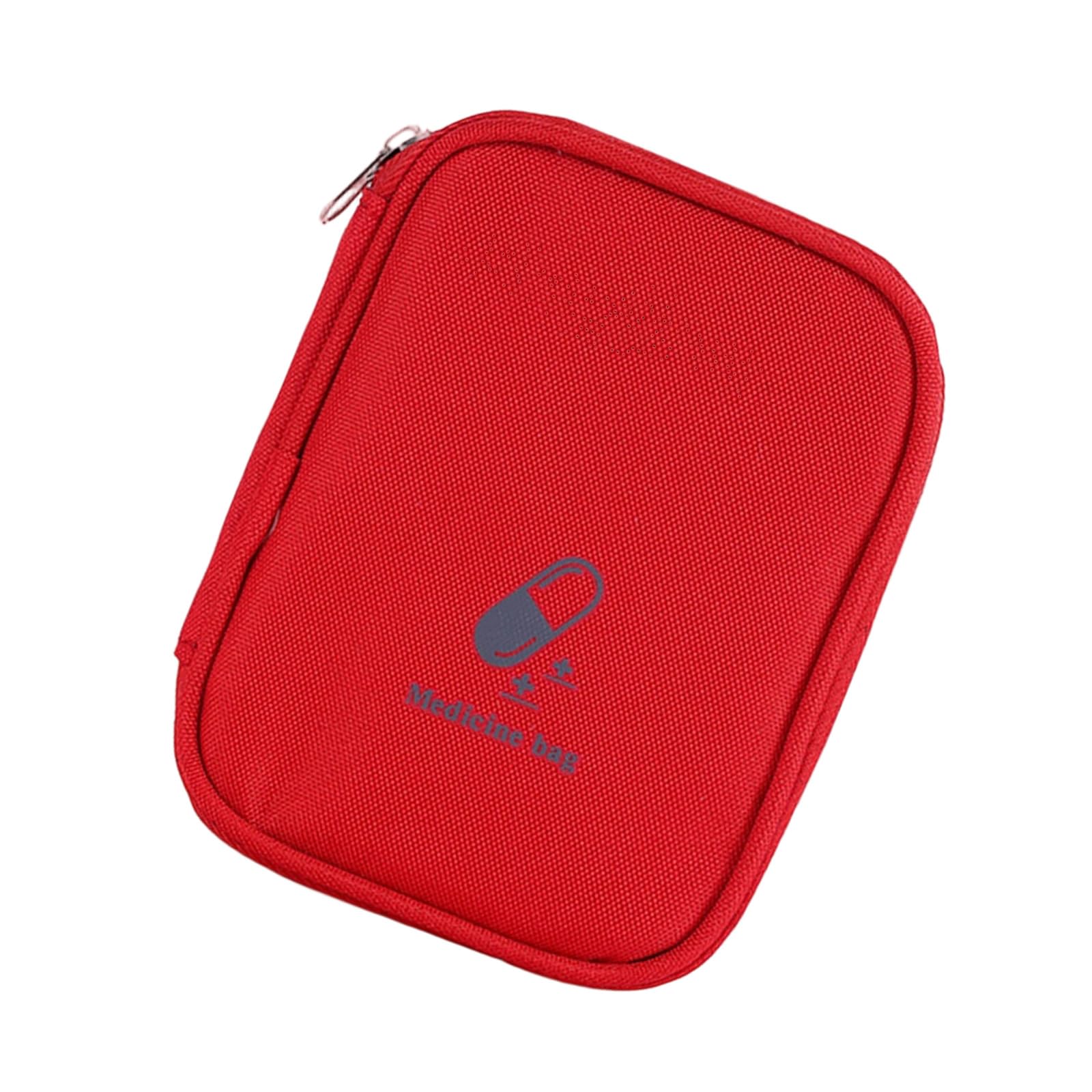 CAZSTYK Portable Minis Firsts Aid Bag Empty, Small Size Travel Medicine Pouches Zippers Handy Pills Pocket for Travel Home Use Firsts Aid Bag Empty