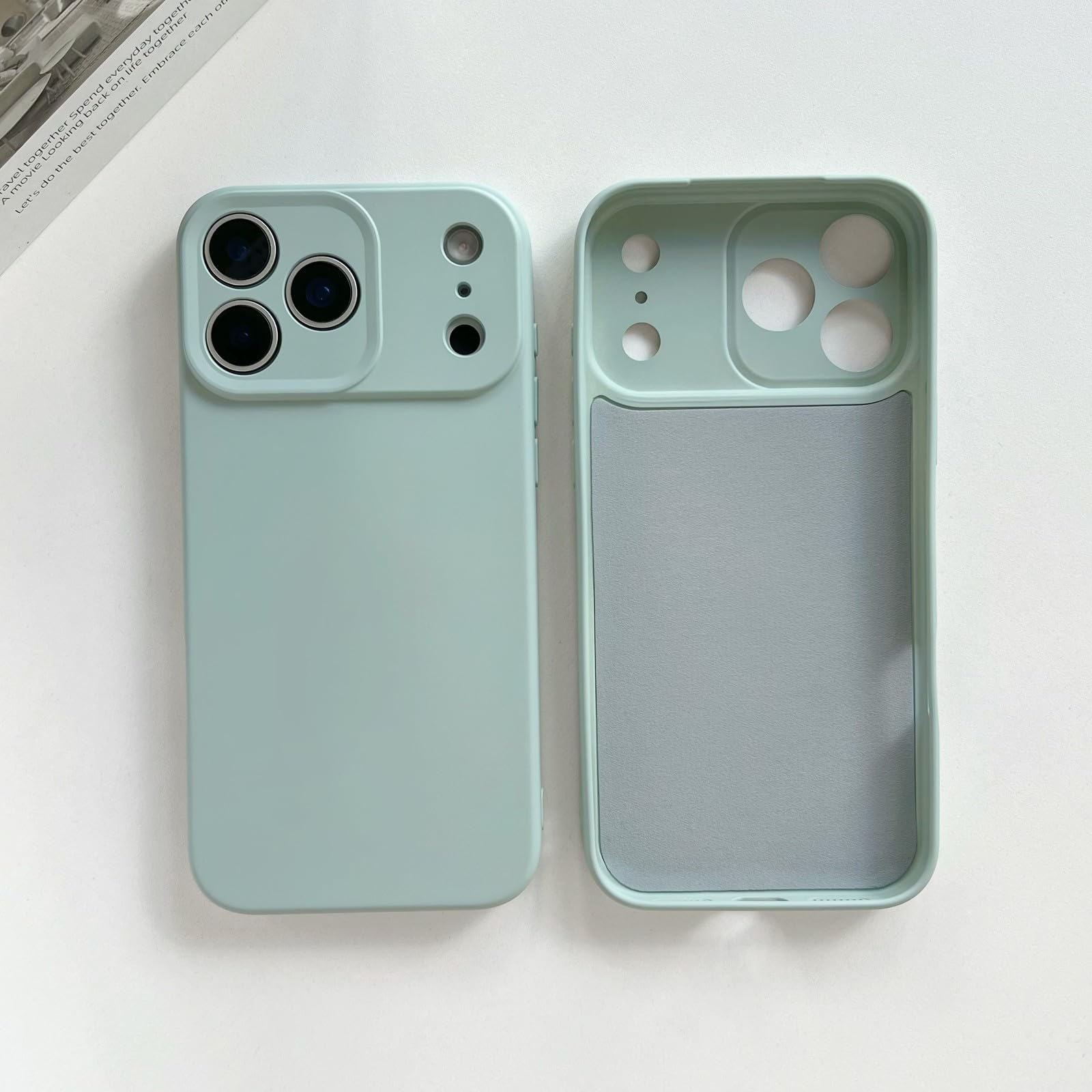 Coque rigide iPhone 16 antichoc silicone fin bleu clair protectrice - 8