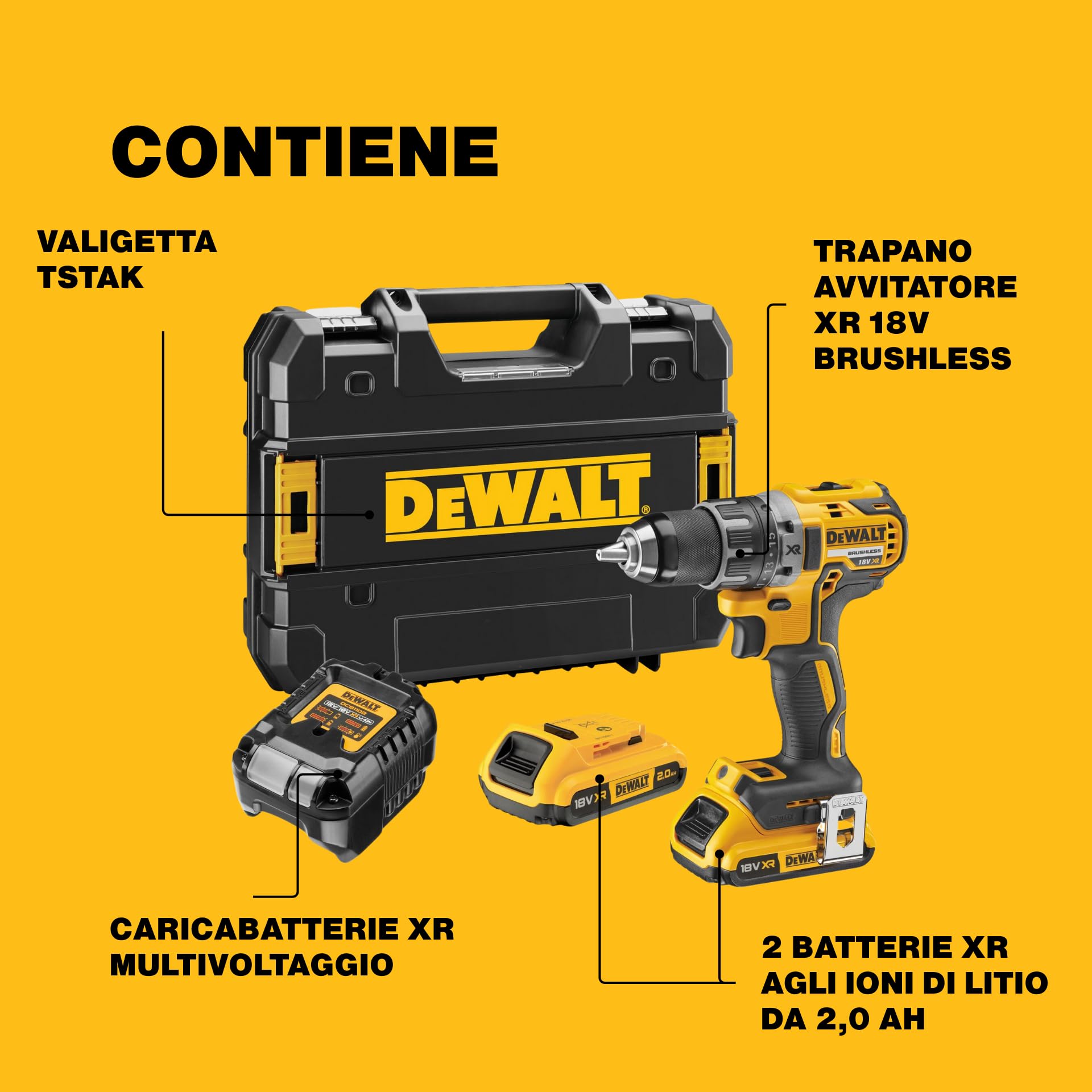 LLD 18V Trapano Avvitatore Doppia Batteria A Litio E Valigetta - Foto 6