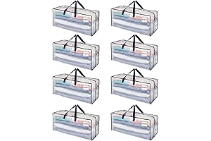 VENO Clear Moving Bags with Backpack Straps