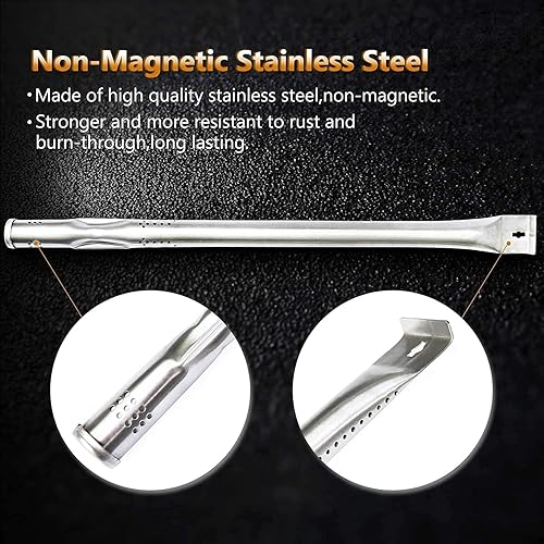 Miniatura 7 de Adviace Piezas de repuesto para Nexgrill 720-0925P 720-0925 720-0882A 720-0896 720-0896B 720-0896E, paquete de 4 tubos de quemador y domadores de