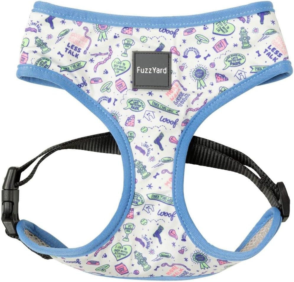 FuzzYard Best in Show Dog Premium Harness Vest #1 Goodest Dog More Walk Less Talk (Large)