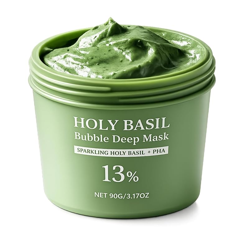Máscara facial de argila com espuma Holy Basil Bubble, Generic