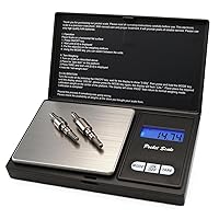 Vista 1 de Báscula de flecha de tiro con arco para eje de pesaje, puntas de flecha, cabezas anchas, unidad precisa de grano, mini báscula digital de bolsillo