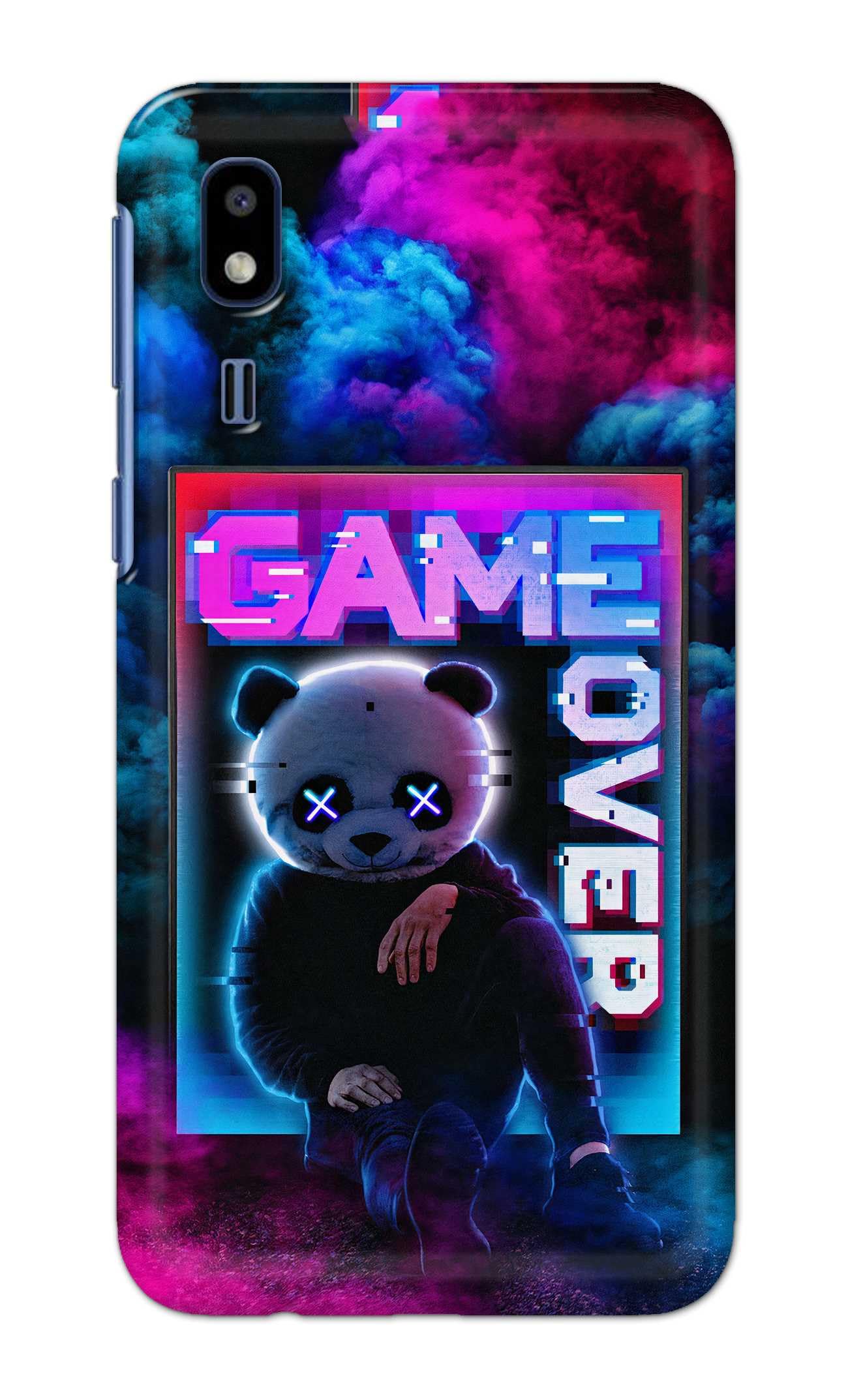 PRINTFIDAA® Printed Hard Back Cover Case for Samsung Galaxy A2 Core Back Cover (Game Over) -111