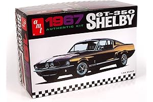 AMT 1967 Shelby GT-350 Model Car Kit: 1:25 Scale Assembly Project
