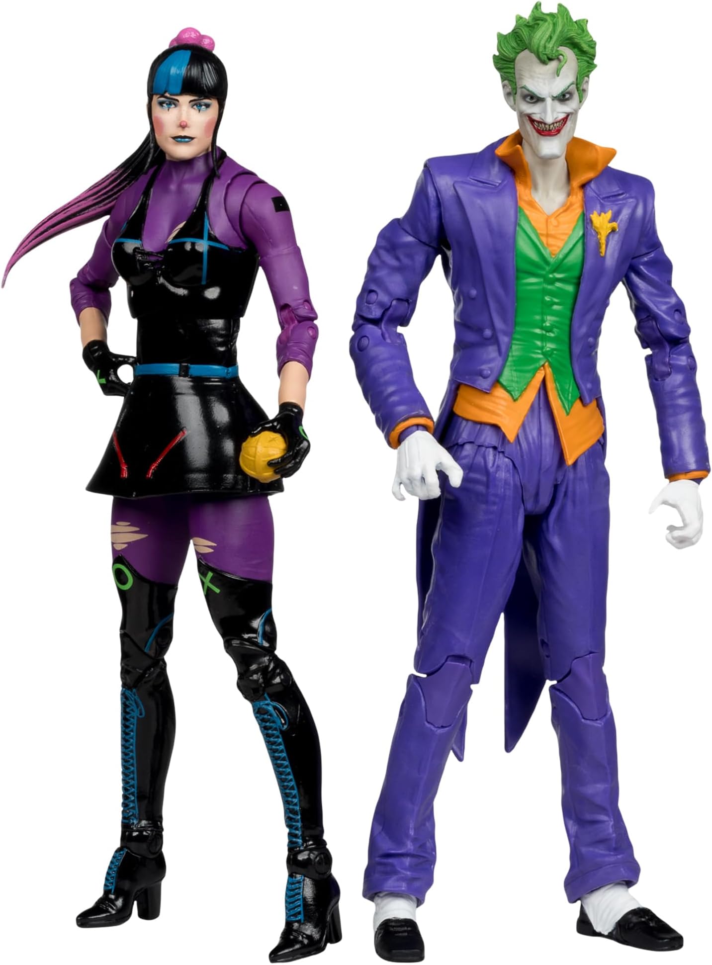 DC Multiverse The Joker & Punchline 7" Action Figure 2pk