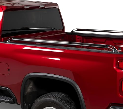 Miniatura 5 de Putco 89896 Rieles laterales clásicos para casillero – Rieles de acero inoxidable para caja de camioneta Chevrolet Silverado 2014-2018 y GMC Sierra