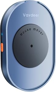 Vaydeer undetectable mouse mover, M4 Jiggler device with ON/off switch, unmanned mouse movement simulator for computer alarm clock, ideal gift for men/women