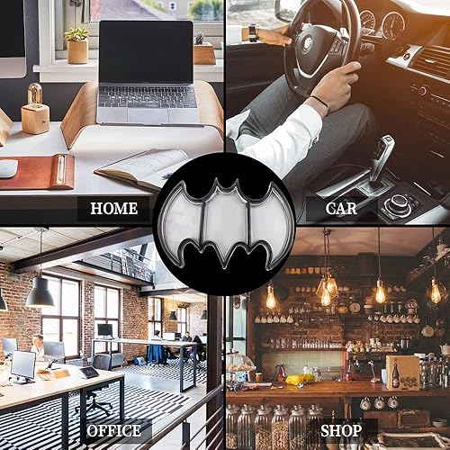 Miniatura 5 de Molde de resina para caja de murciélagos, molde de silicona para bandeja de almacenamiento de Halloween, molde de cenicero de murciélago, molde de