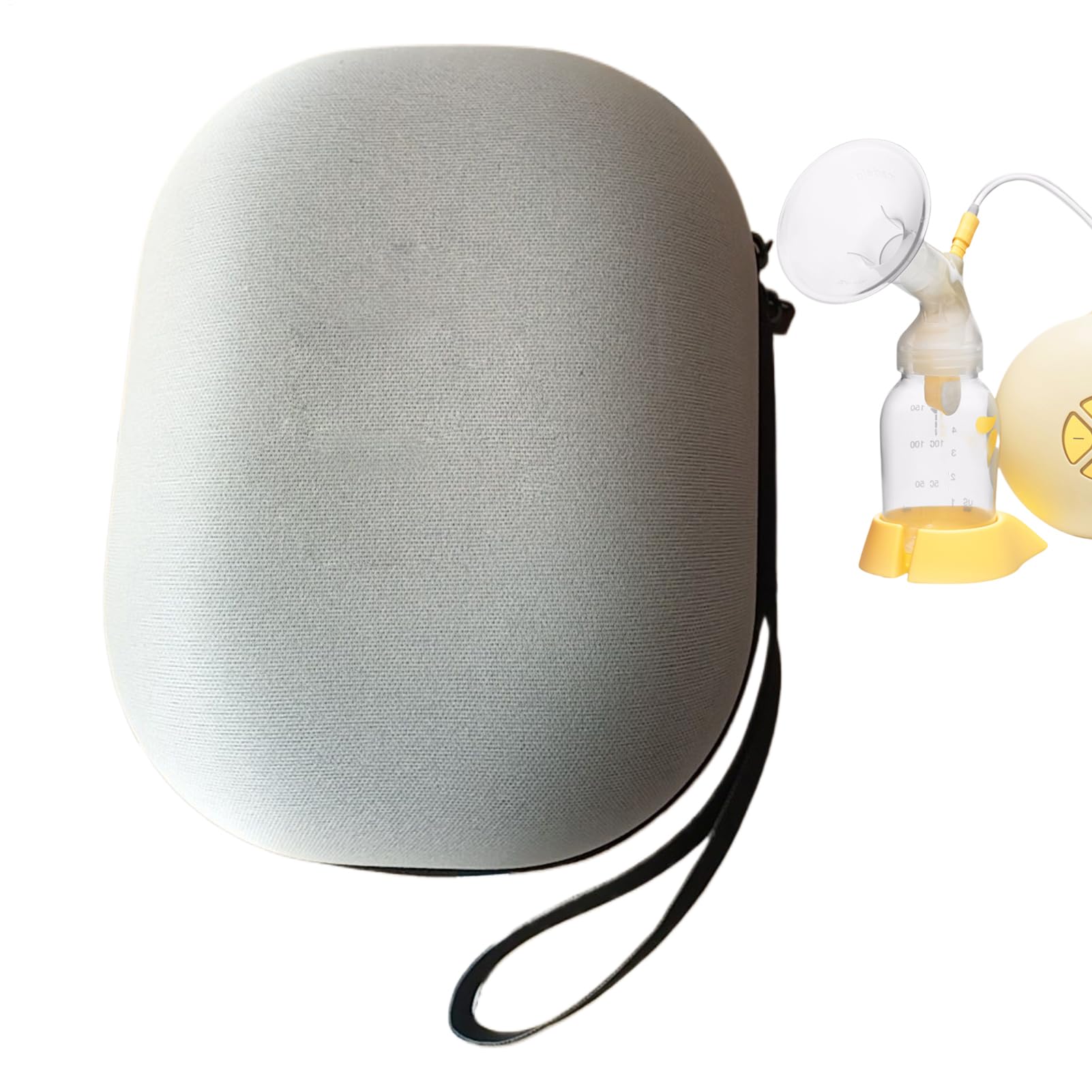 Wearable Breast Pump Bag, Portable Storage Case, Multi-Compartment Nursing Organizer, Lightweight Travel Style, Ideal for Work Days, Daycare Runs, Outdoor Use, Airplane Trips