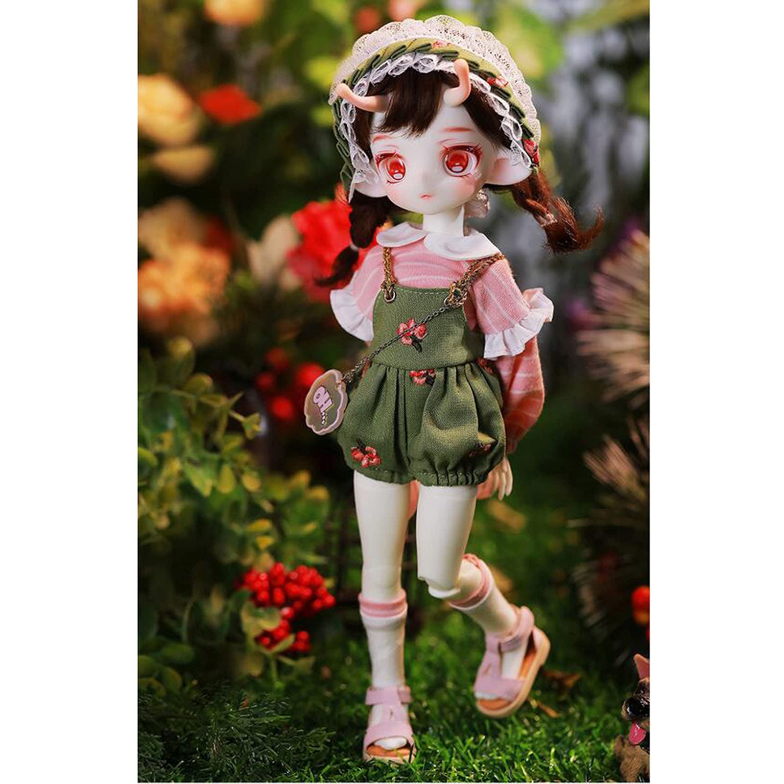 Muñeca BJD Articulada 1/6 Xavibjd | 24,5 Cm | Resina | Párpados Dobles | Con Sombrero | +15 Años | Coleccionable