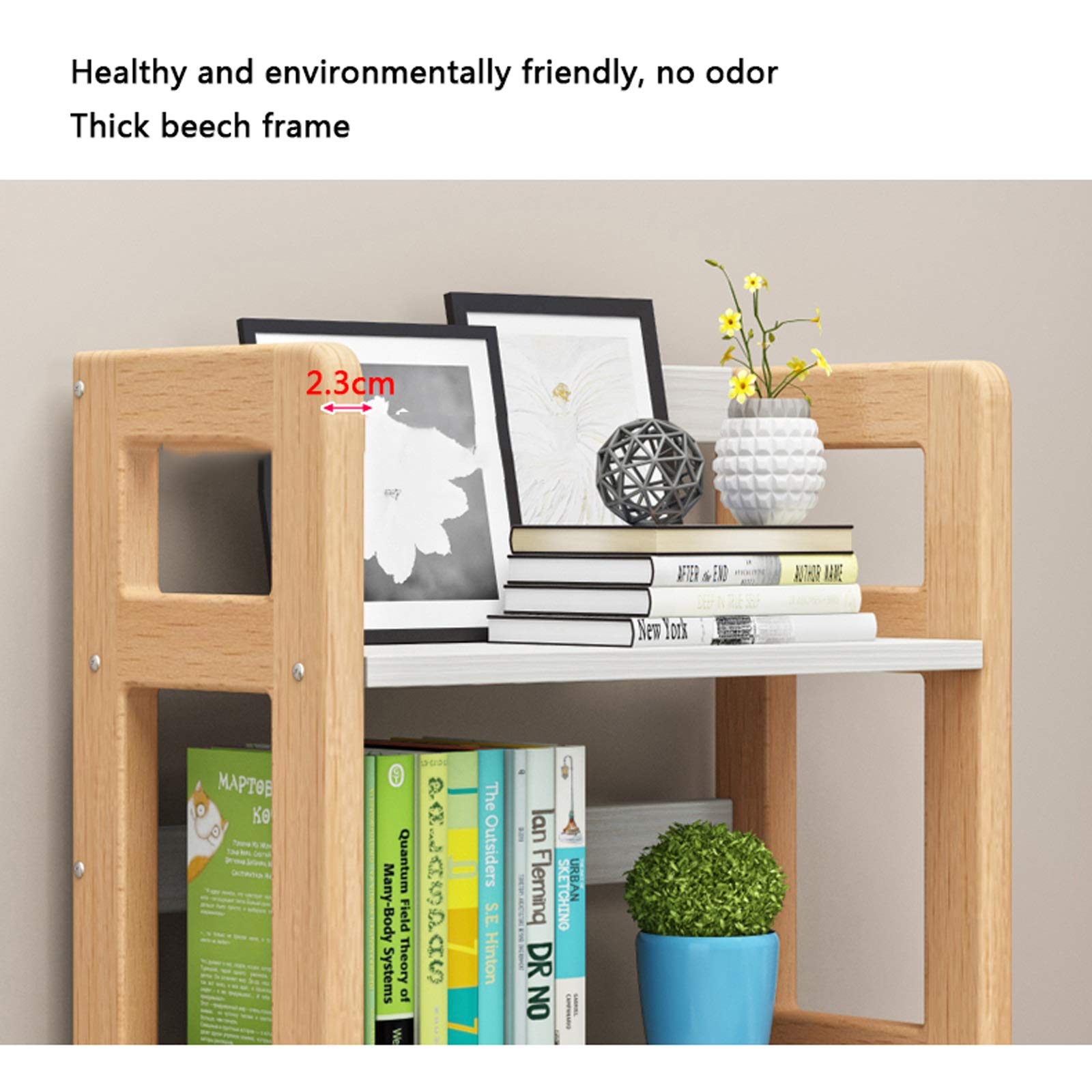 Librerie 3 Tier Gratuita Standard STANDSHELF Pianta Pianta Stand Plant Stand Rack Bagno Storage Tower Scaffale in Legno MULTIPUSE Utility Organizer Shelf Scaffale Libreria