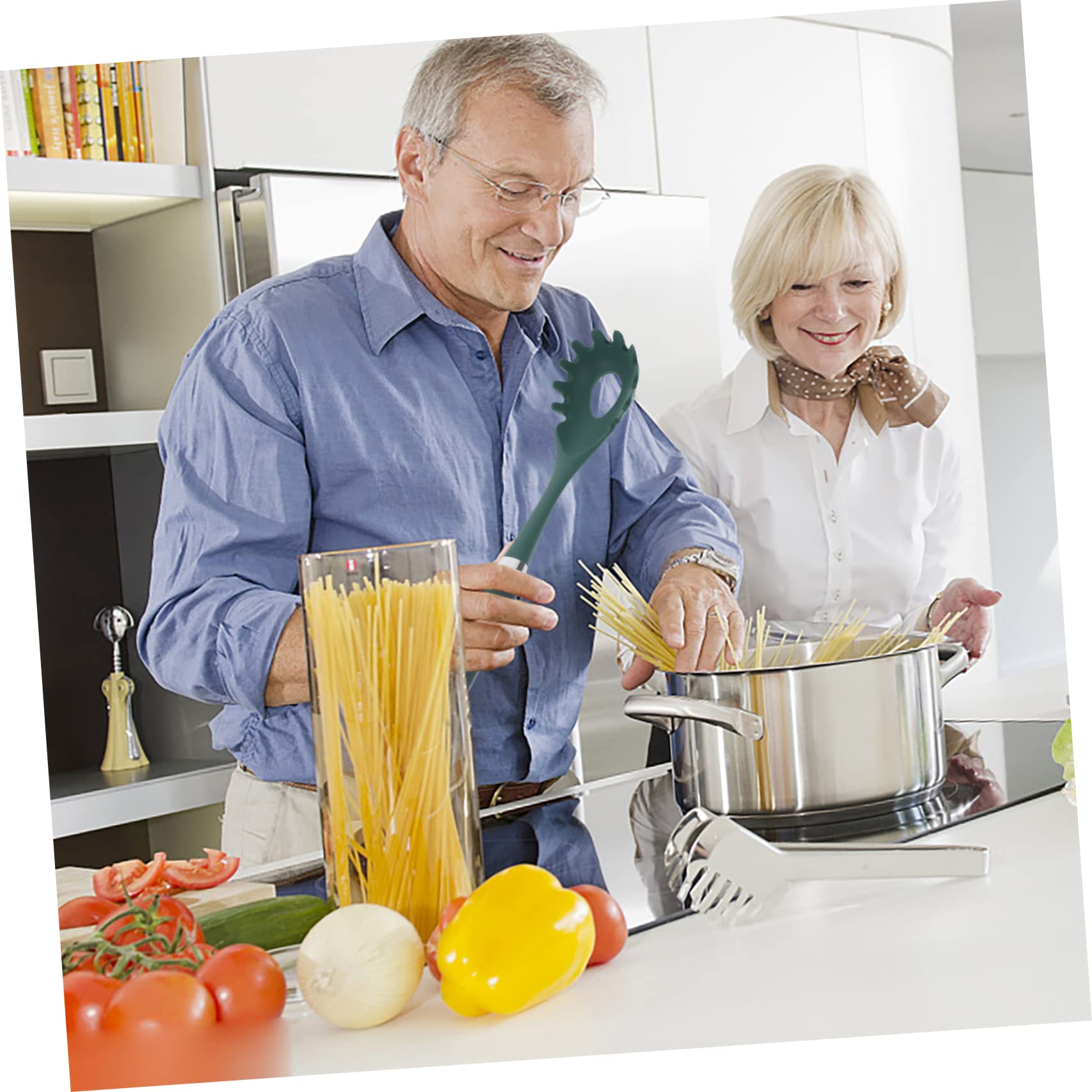 Pasta Catch Practical Spoon Noodle Filter Noodles Colander Kitchen Cooking Spoon Spaghetti Spoon Non-stick Pasta Spoon Pasta Spoon for Home Pasta Serving Spoon Home Spoon