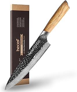 Faca de Chef Pro 8" – 1.5kg – Acero Inox 440C