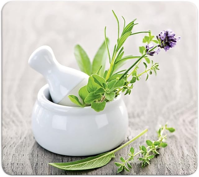 Maximex Multi worktop Herb Garden-for Glass Ceramic cookers, Cutting Board, Tempered, Multicoloured, 50 x 56 x 0.5 cm