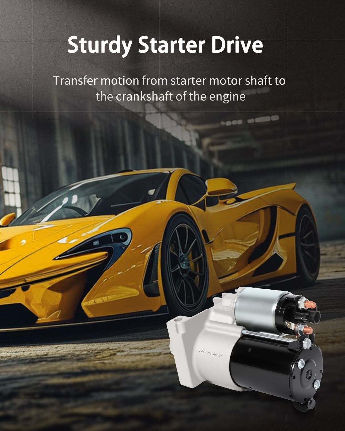 OCPTY Starter Starters Compatible 6786N 12594495 for Pontiac Torrent 2007-2009 3.4L for Saturn Aura 2007 2008 Vue 2008 2009 3.5L for Chevrolet Equinox 2007-2009 3.4L Malibu 2007-2010 3.5L 2006 2007