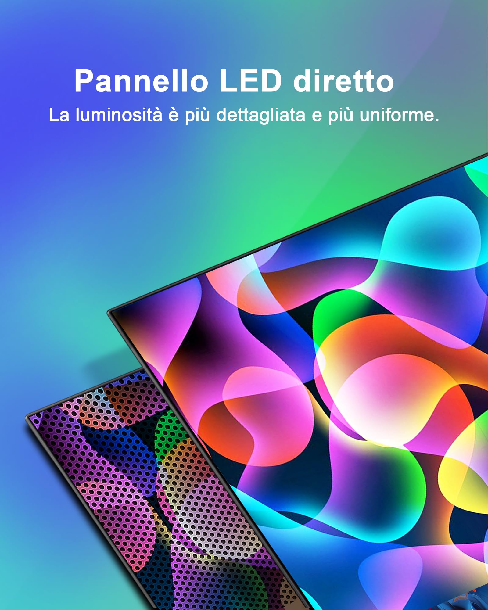 TuTu TUG32HQ1C Smart TV 32 Pollici, Google TV LED Televisori con Wi-Fi, Bluetooth 5.0, App Store, Triple Tuner (DVB-T/T2, DVB-C, DVB-S/S2), HDMI, USB, Base Centrale [2025]