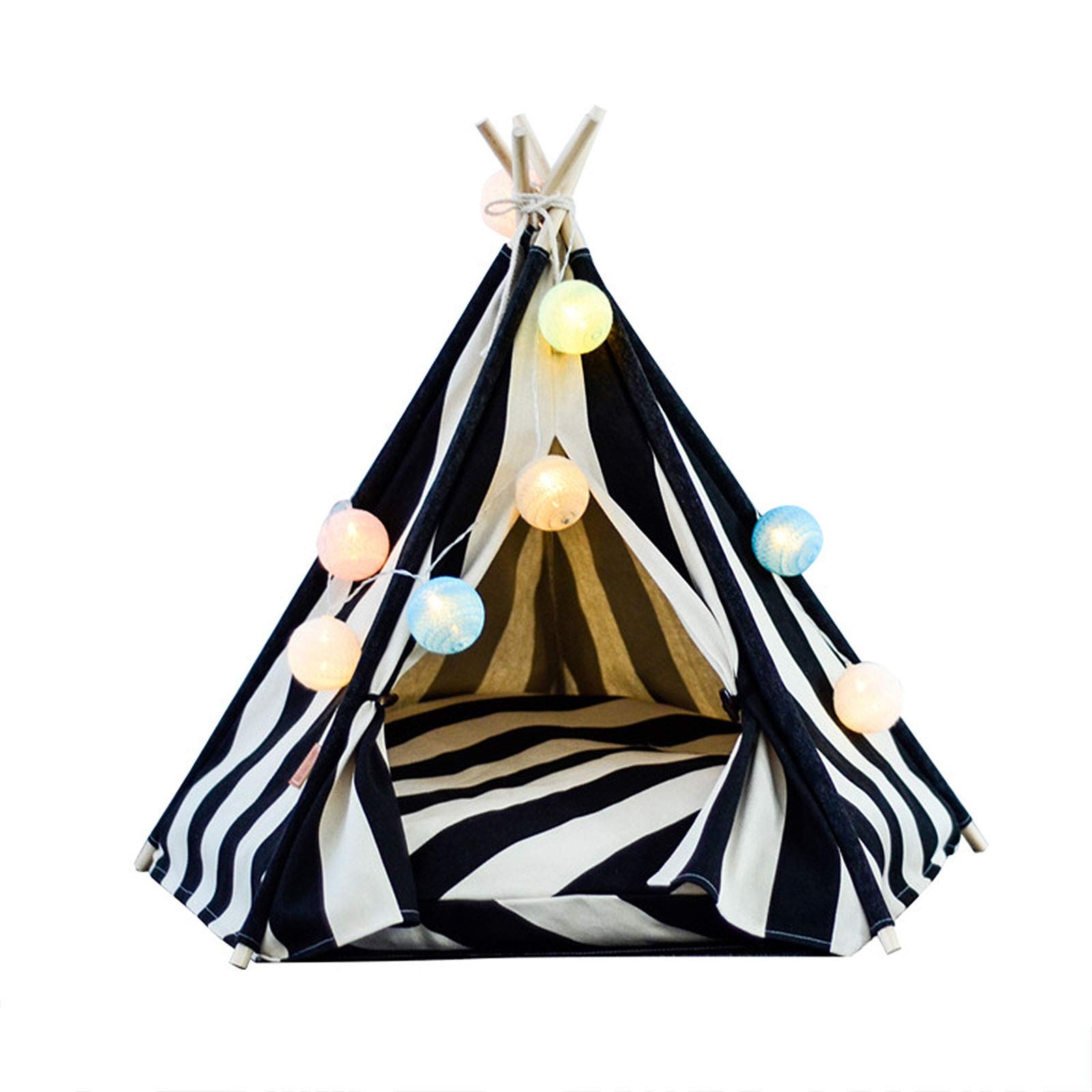 Niche pour chien intérieur tipi moderne pour salon et chambre de chat