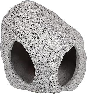 Hohopeti Aquário Pote De Barro Decoração De Réptil Aquário Casa De Peixes Esconderijo De Peixes Caverna Esconderijos Ornamento De Aquário De Caverna Decoração De Paisagismo Aquário