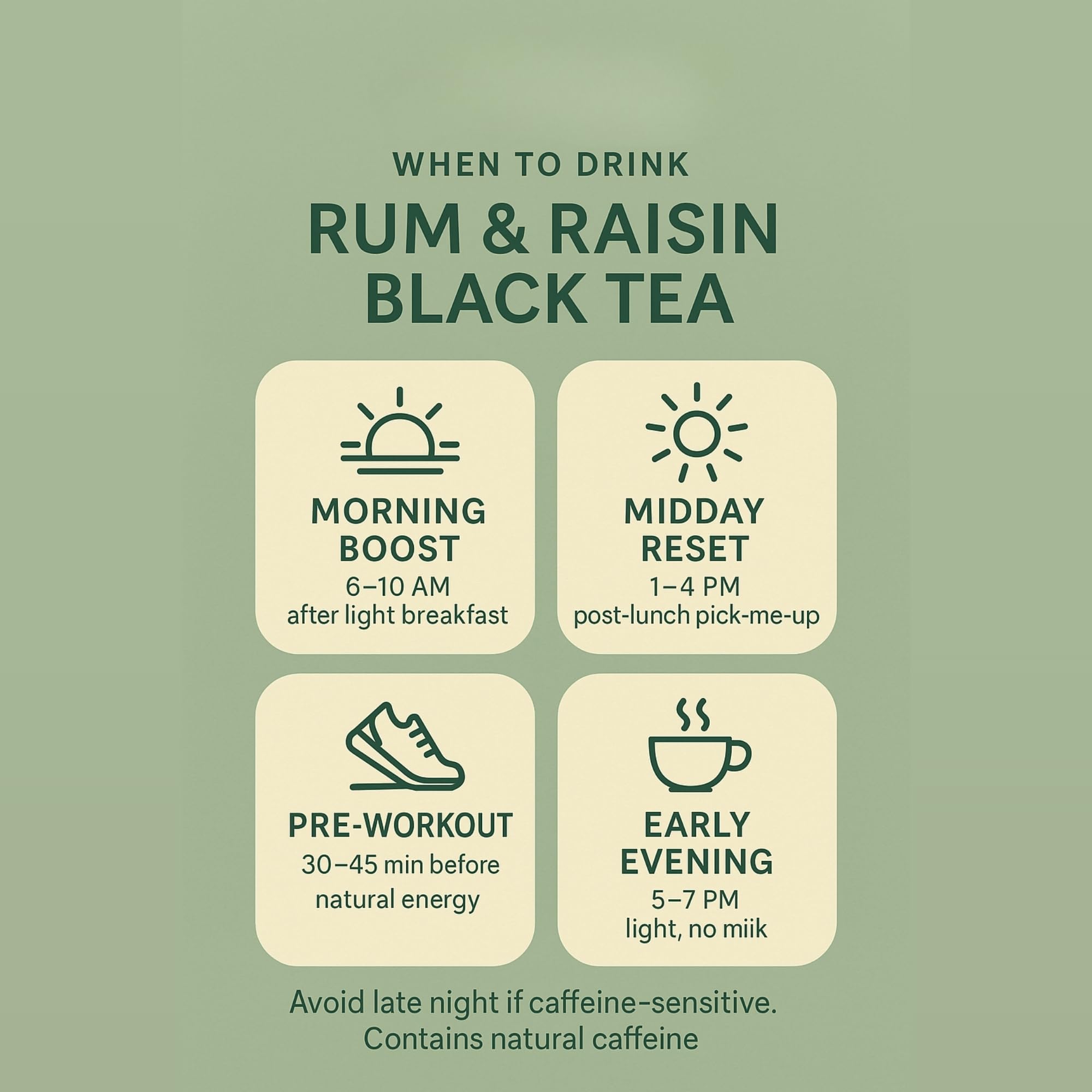 Brewora Rum & Raisin Black Tea | Exotic Flavored Tea Blend with Fruity Aroma | Premium Loose Leaf Dessert-Inspired Tea 4