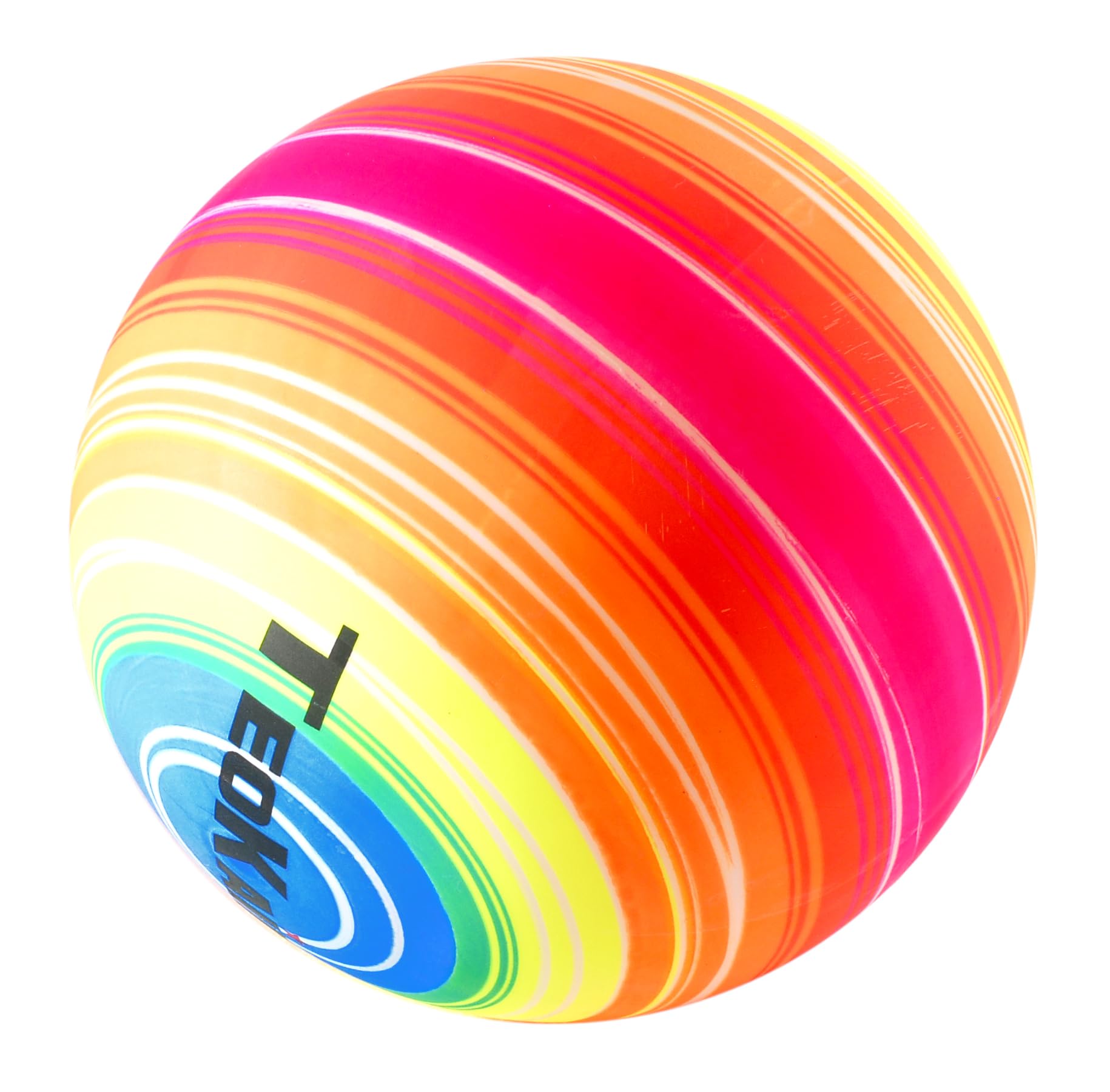 Ballon Boule Multicolore Arc en Caoutchouc D'eau Volley Handball Water-polo Diamètre 22 cm