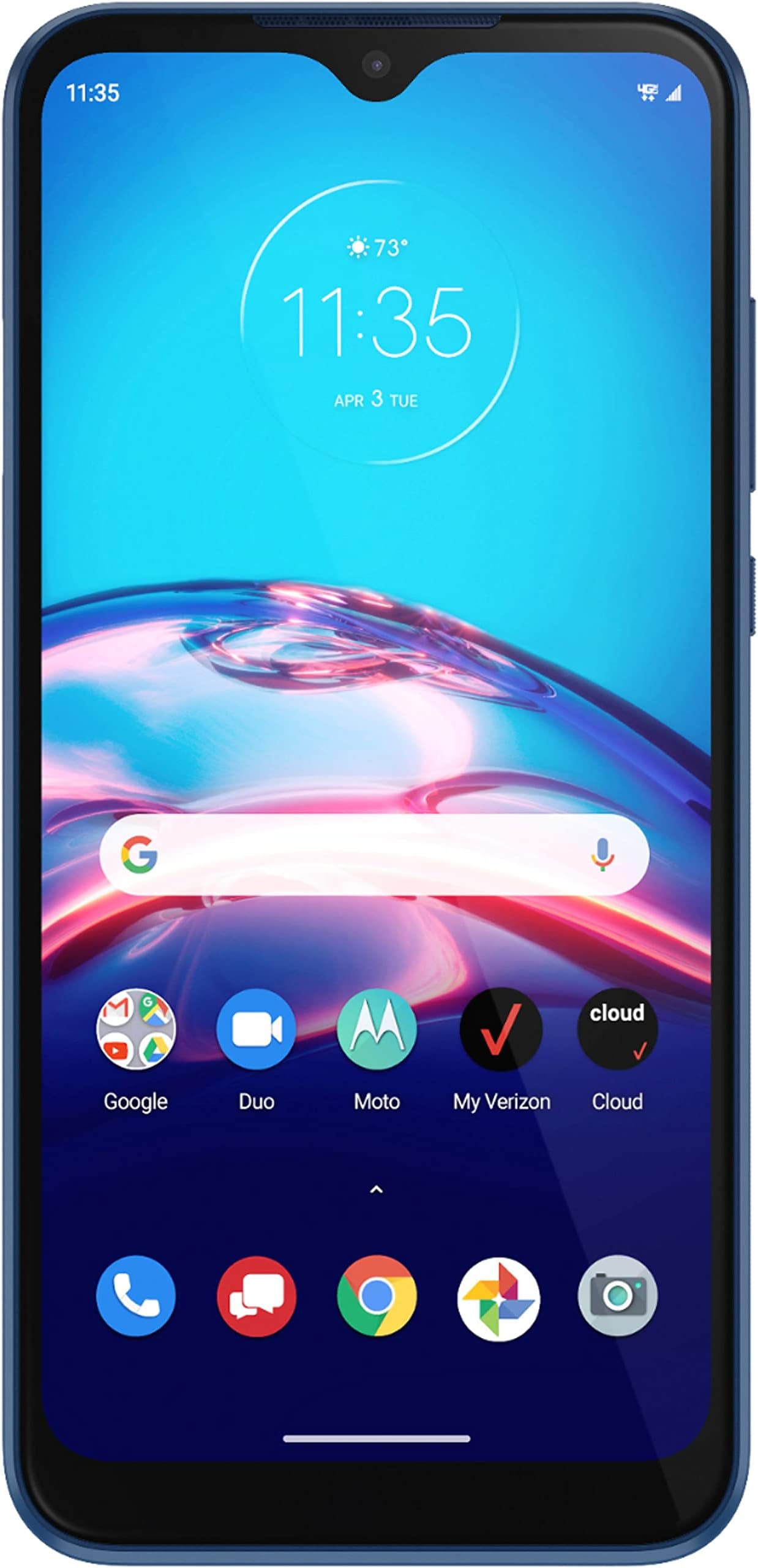 motorola Verizon Wireless - Moto E (2020) 32GB 6.2" Max Vision Display - Prepaid Smartphone